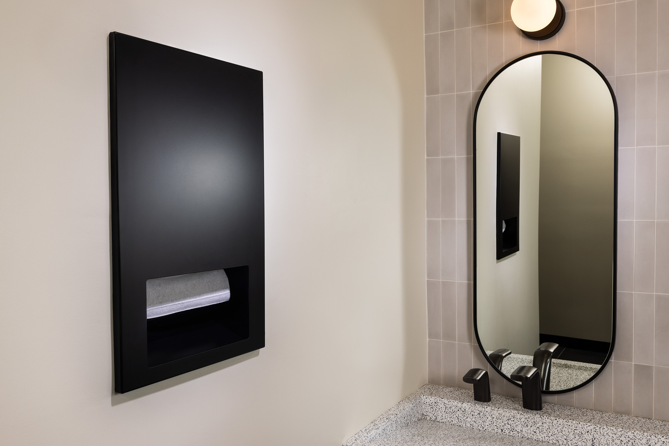 Recessed Combination Unit - Recessed Paper Towel Dispenser